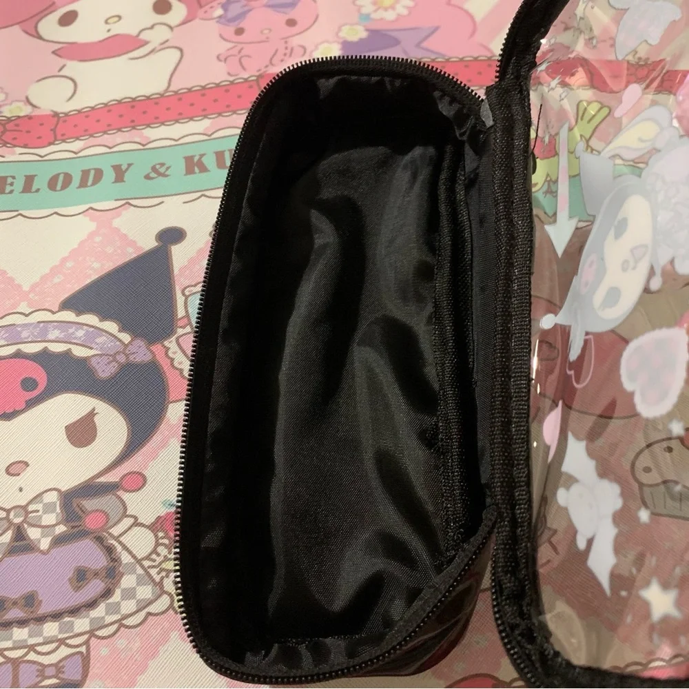 Kuromi Black Pencil Case/ Cosmetic Bag
